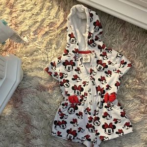 Minnie Mouse cover up romper